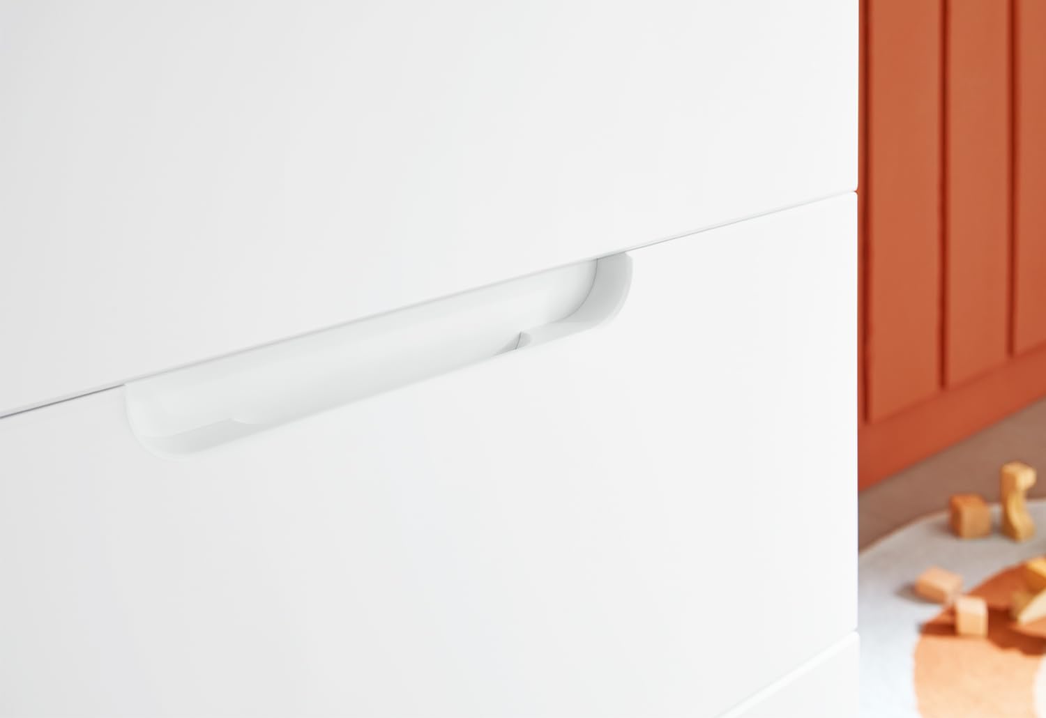 PINOLINO Juego de muebles para habitación de bebé, diseño escandinavo, color blanco