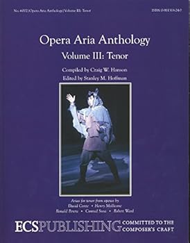Hardcover Opera Aria Anthology Book