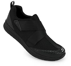 Spiuk: Zapatilla deportiva de ciclismo indoor y gimnasio. Diseñada para caminar y pedalear cómodamente. Suela de EVA y goma con anclajes compatibles con calas SPD. Cinta elástica con velcro que asegura un ajuste cómodo y eficaz. Gran superficie de rejilla q...
