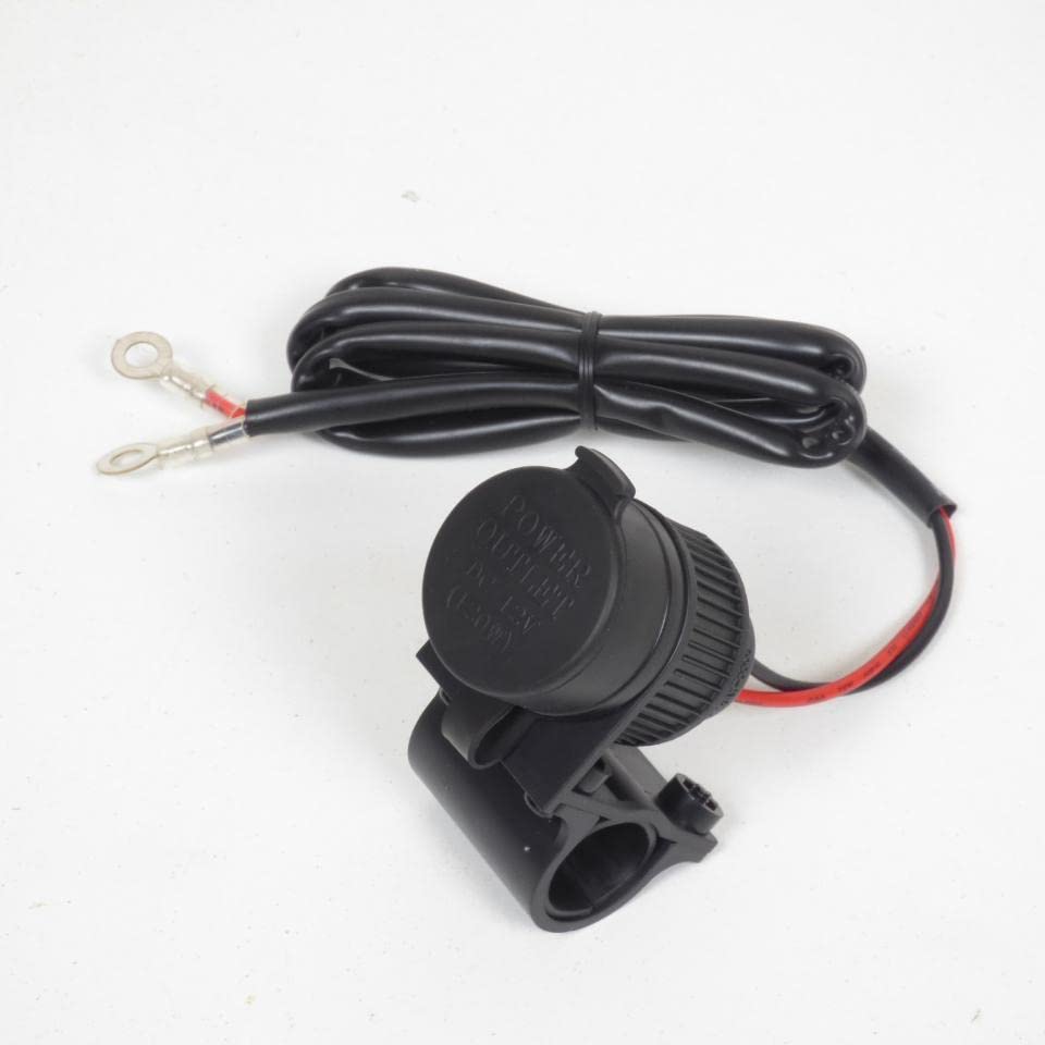 Prise D'alimentation Allume Cigare Avec Support Guidon Lampa Noire