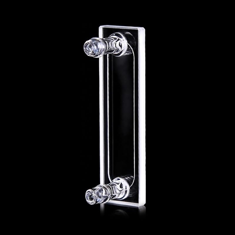Cuvette à quartz à flux UV 0.5 mm pour analyses spectres avec deux tubes