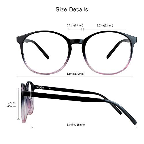 Image of VisionGlobal 6 Pairs Blue Light Blocking Glasses /Reading Glasses for Women /Men, Fashion Eyewear Frame