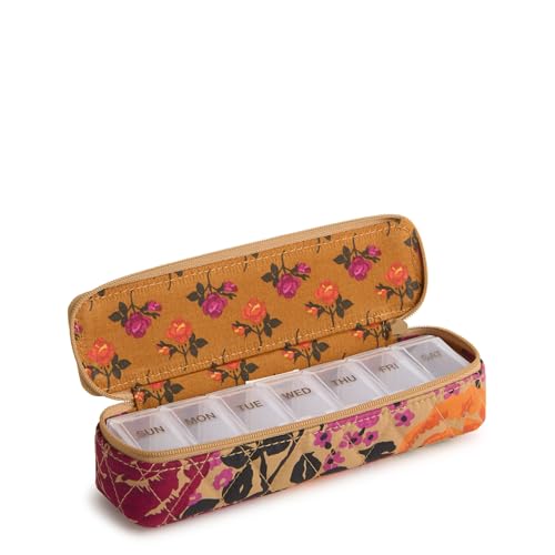 Image of Vera Bradley womens Travel Pill Case, Cotton Gabardine