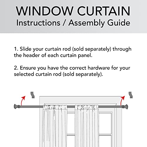 Nautica - Cordelia Crushed Sheer Curtain | Window Panel Curtains | Lightweight Drapes | Set of 2 Panels | Sheer | Grommet Header | Measures 52" x 108" | Taupe - image 8