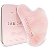 PLANTIFIQUE Gua Sha Rose Quartz Tool for Face Anti Aging Massage Tool – GuaSha – Jawline Shaper – Facial Skin Care Products – Massager for Your Skin Care Routine