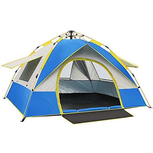 Tente automatique double couche ventilée Onedoor et 3 fenêtres dôme