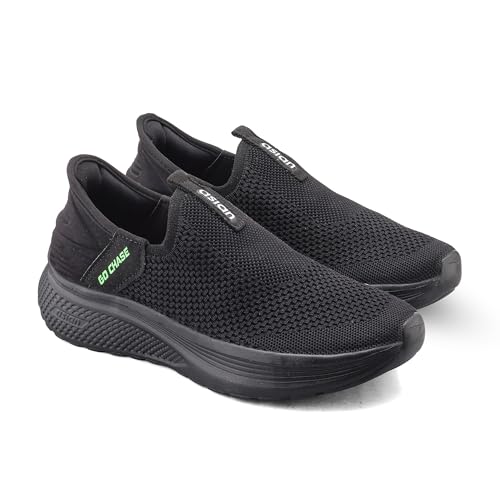 Image of ASIAN Wonderwalk-34 Men's Walking Shoes with Breathable Knit Upper, Ultra-Light EVA Sole, Cushioning Sole & Slip-On Comfort