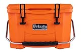 Grizzly 20 Cooler, Orange, G20, 20 QT