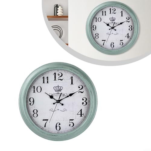 Horloge murale à quartz silencieuse et précise de 33 cm - 4