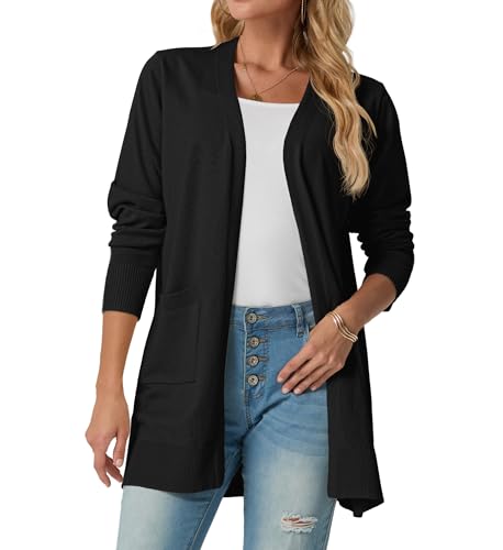 GRECERELLE Women's Open Front Lightweight Casual...