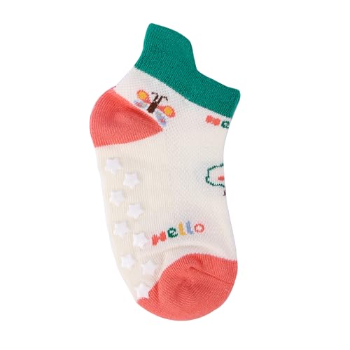 Girls Clubs Cotton Anti Slip Grip Socks for Kids Boys & Girls (Assorted Random Designs)