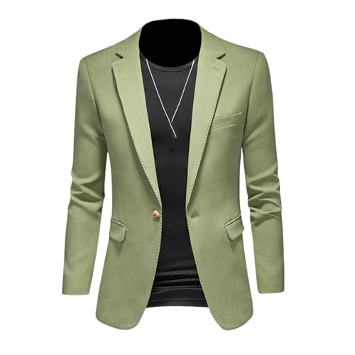 Blazer ajusté pour homme la veste unie et polyvalente au quotidien