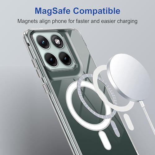 Image of Zapcase Back Case Cover for Motorola Edge 70 Fusion | Compatible for Motorola Edge 70 Fusion Back Cover | Compatible with MagSafe | Scratch-Resistant Back Cover | Clear