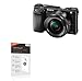 BoxWave Screen Protector Compatible With Sony Alpha a6000 - ClearTouch Anti-Glare (2-Pack), Anti-Fingerprint Matte Film Skin for Sony Alpha a6000