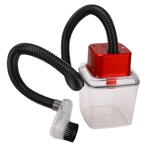 Bewinner Collecteur de Poussière de Machine CNC pour la Série TTC450, Aspiration Puissante de 6000 Pa, capacité de 2,8 L, Système de Filtration d'air avec Lumière LED et Prise UE (Prise UE)