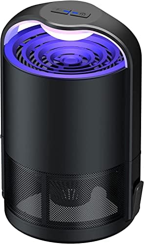 Fly Traps, Gnat Traps, Moth Traps, Mosquito Traps with 10 Sticky Glue Boards Fruit Fly Traps Indoor, Black