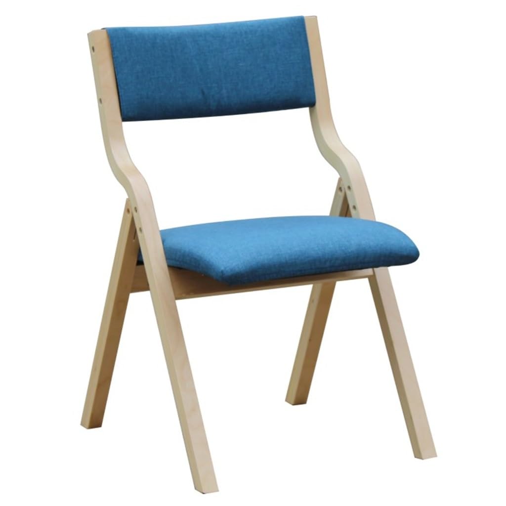 Chaise pliante en bois et lin style 9 pour un confort elegant en cuisine