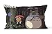 Funda de almohada con texto "Mi vecino totoro" y "My Neighbor Totoroi", regalo de 50 x 75 cm, suave y cómodo.