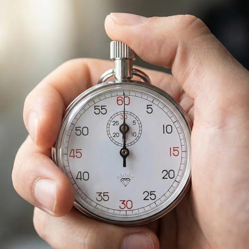 Chronomètre mécanique avec compte sans pause pour course à pied et cyclisme