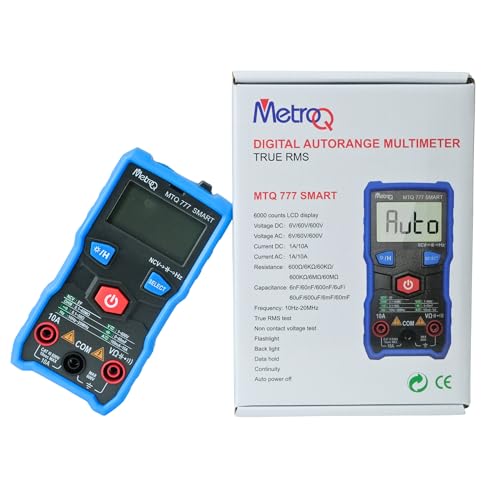 Image of Metro Q Autorange Battery Powered Multimeter MTQ 777 Smart