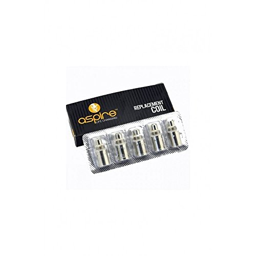 Pack 5 résistances BVC Aspire (2.1 ohms) - sans tabac ni nicotine