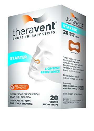Theravent Snore Therapy Starter Pack, 20 Count