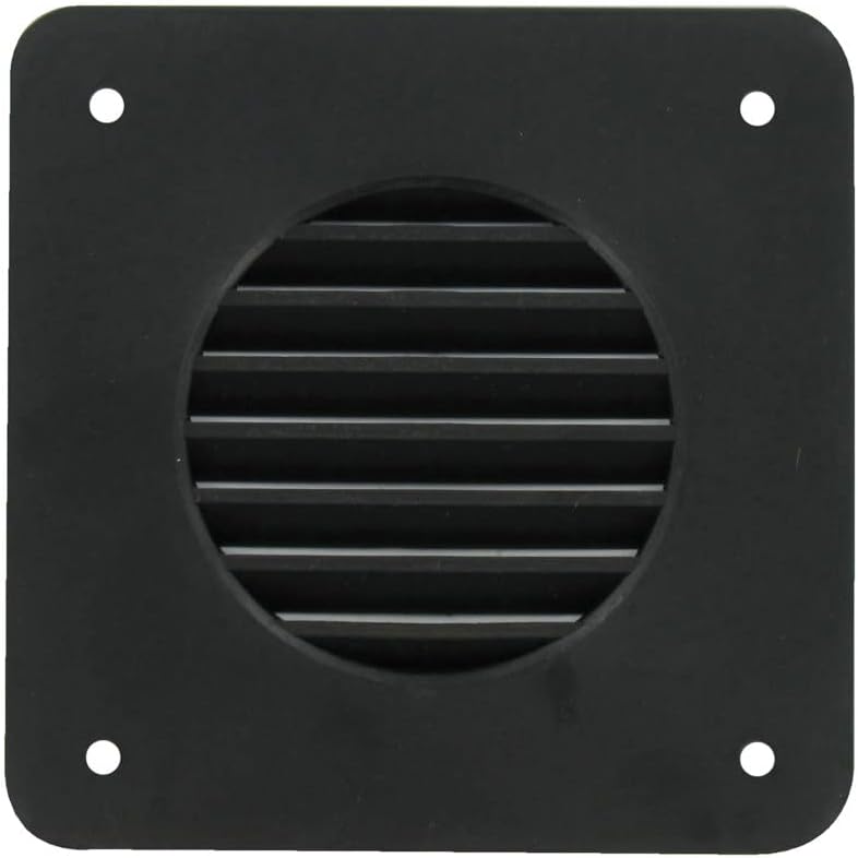 Grade de ventilação para caixa de bateria Valterra A10-3300BK preta – 1 unidade