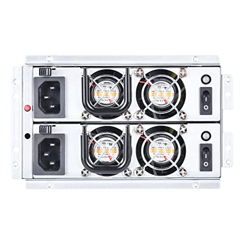 Image of SilverStone Technology GM600 Silver Cybenetics Silver 600W mini redundant Power Supply, SST-GM600-S, TAA Compliant