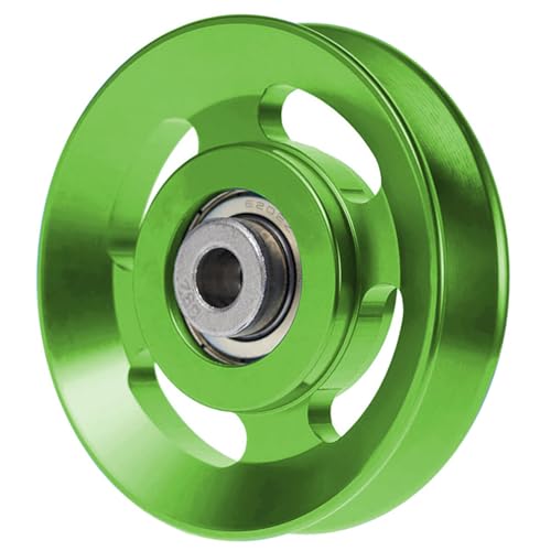 Topfinder Aluminium Alloy Gym Pulley 90 mm (1, Green)