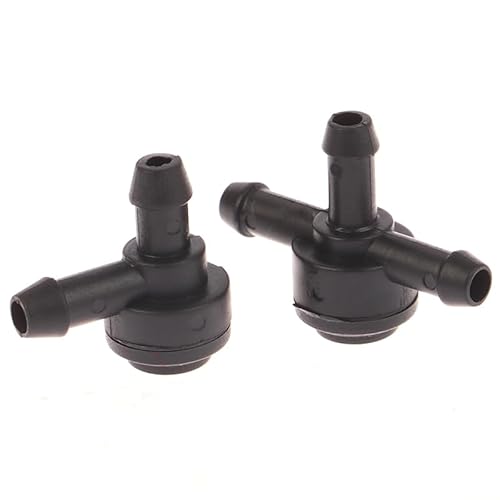 Pair of 2 Way (L) & 3 Way (T) Car Windshield Washer Check Valve Connectors - for Volvo C30, C70, S40, S60, S70, S80, V50, V70, XC60, XC70, and XC90-9178897 31391513