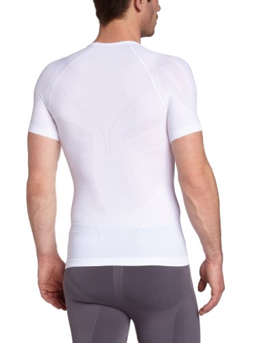 Odlo(オドロ Men Shirt S/Crew Neck Evolution Light Lo Shirt - White, Small - Image 2