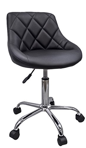DevLon NorthWest Salon Nail Pedicure Manicure Medical Adjustable Swivel Rolling Stool Black