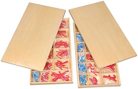 Large Wood Movable Alphabet, Cursive-Montessori Materials Letter Language Educational Tools Preschool Learning