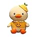 LIUCHANG Plüschente Spielzeug Puppe Niedliche gelbe Ente Puppe Weiche Gefüllte Ente Tier Spielzeug for Kinder Kinder Geburtstagsgeschenke Baby Puppe (Größe: 35 cm) liujiapeng55 (Size : 65cm)