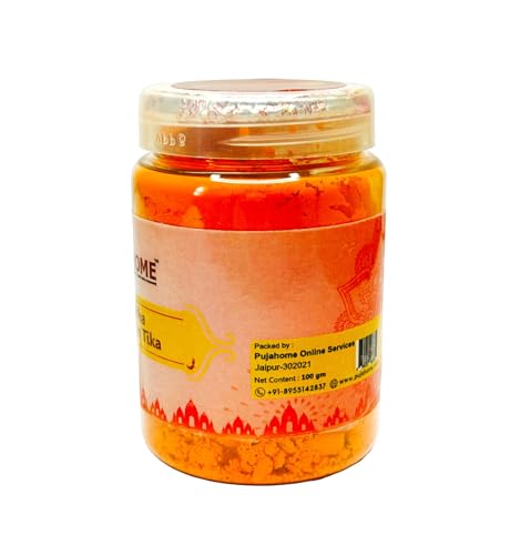 Image of Asthagandha Kesar Chandan Tika Powder Chandan Powder for Religious Pooja and Tilak 100 Gram X 2 Box