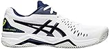 Asics, corsa, performance ASICS Gel-Challenger 12 Clay, Scarpe da Tennis Uomo, Bianco (White Peacoat), 49 EU