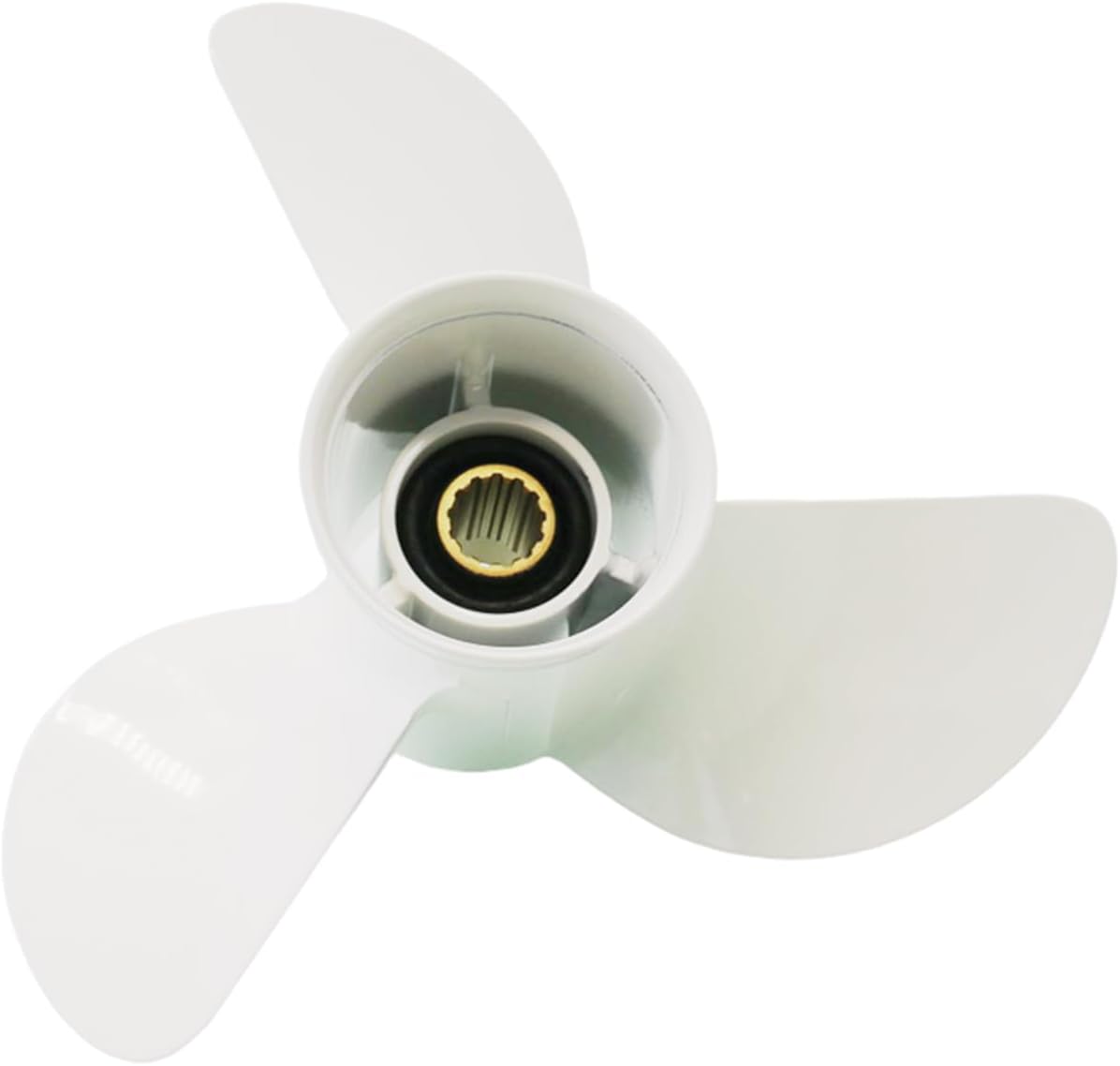 Outboard Propeller 11x15 Pitch 11.1x14 Pitch 11 1/4x13 Pitch 11.4x12 Pitch, 3 Cleaver Blades,13 Splines, compatible with Yamaha T25 F30 40 F40 50 F50 55 60 F60 Engines, RH, Aluminum Cleaver Boat Prop