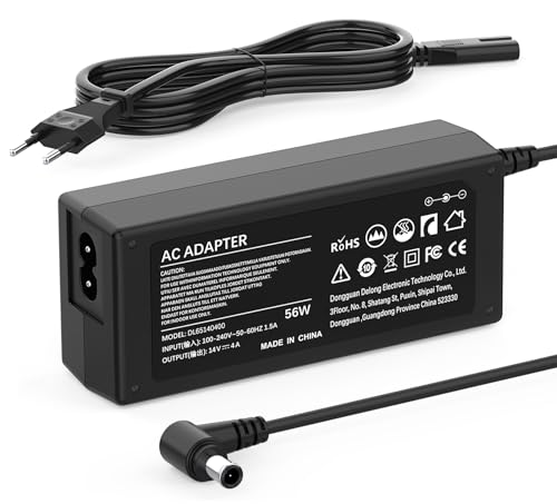 14V 4A Alimentatore per Samsung TV Monitor U28E590D S27D390H S22D300HY S24D330 S24D390HL S22C300H...