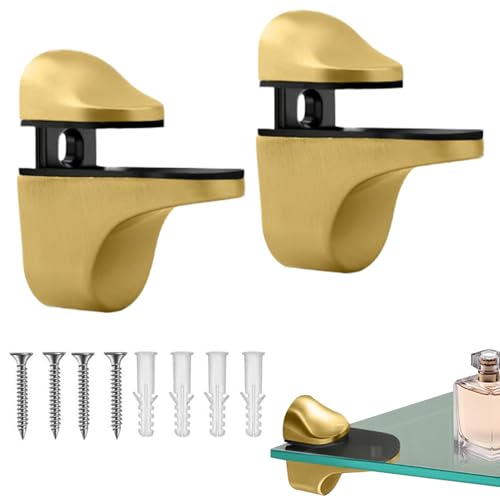 xowwyue Braquetes Para Estantes Resistentes | 2 Piezas Soportes Para Estantes Flotantes | Soporte Ajustable De Sujeción,Para Cocina Pared Dormitorio Sala Baño Armario Trabajo Almacenamiento Hogar