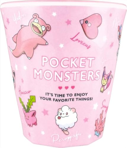 ティーズファクトリー ポケットモンスター ブルー ププリン ピッピ ペロリーム ヤドン サニーゴ ラブカス ニンフィア エネコ ペロッパフ マホイップ ハネッコ シキジカ ラッキー ミュウ モココ プリン コップ メラミンカップ カラーズ ピンク 270m
