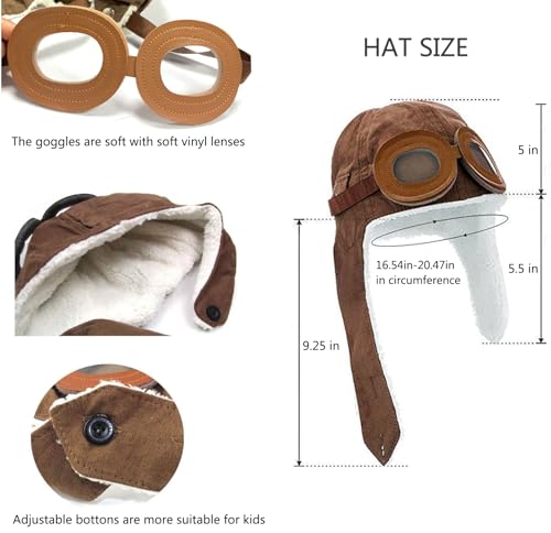 Disfraz Aviador para Niños con Chaqueta y Pantalón miniatura 6