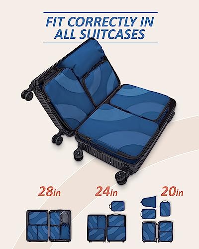 Image of BAGSMART Compression Packing Cubes for Travel