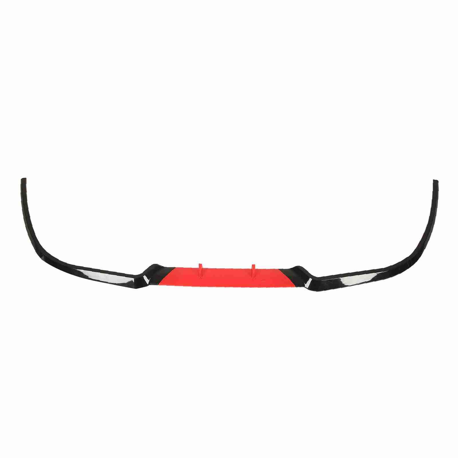 Przedni Separator Zderzaka, ABS Spoiler Przedni 114 Cm, 3 Części,