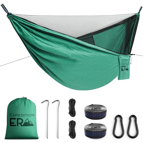 Hängematte Outdoor 270x140cm - Camping Hängematte mit Moskitonetz -...