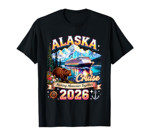 Alaska Cruise 2026 Family Vacation Matching Memories Gift T-Shirt