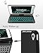 GreenLaw Keyboard case for iPad mini 5/ Mini 4-360° Rotatable 180 Flip- 7 Colors Backlit - Wireless Smart Folio Auto Sleep/Wake Hard Cover fit for iPad mini 5 2019(5th Gen)/ iPad mini 4 2015, Black