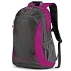 mixi Ultra Lightweight Backpack 45L Waterproof Casual Backpack for Travel Sports Camping Hiking College Back Pack Daypack for Men Women, 21 inch-Rose Red