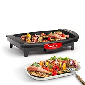 Moulinex Accessimo CB560811 Elektrische Grillpfanne Schwarz/Rot