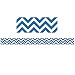 Creative Teaching Press Blue Chevron Border (0163)