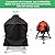 EZ-DONGTENG Heavy-Duty 600D Grill Cover fit for Kamado Joe KJ15080320 Kettle Joe and Other 22 inch Charcoal Kettle Grill with Similar Sizes, 28" Dia x 39" H